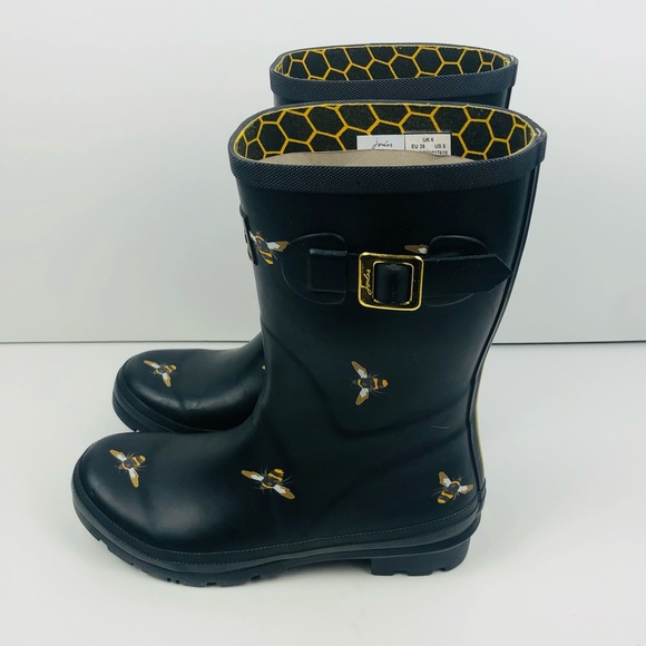 NWOT JouleS Molly Bees Mid-Calf Rain Boot various - Picture 2 of 7